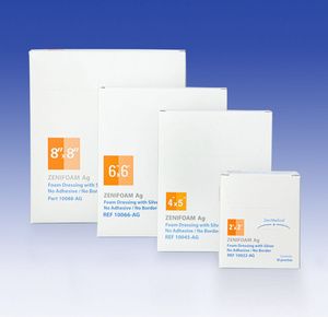 ZeniMedical ZeniFoam-AG Polyurethane Foam Dressing With Silver