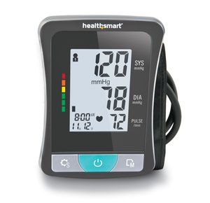 Vive Health Blood Pressure Monitor Compatible with Smart Devices Black