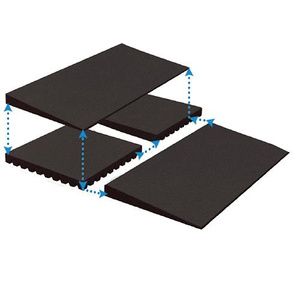 2.5 H Gray EZ-ACCESS Transitions Angled Entry Mat