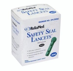 ReliaMed Safety Seal Lancets