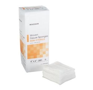 McKesson Medi-Pak 16-Ply Cotton Gauze Sponges