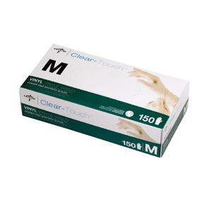 Medline Clear-Touch Vinyl Multipurpose Gloves