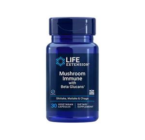 Life Extension Mushroom Immune Capsules with Beta Glucans