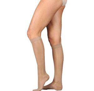 Juzo Naturally Sheer Knee High 20-30 mmHg Compression Stockings