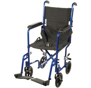 Drive Aluminum Transport Chair With Swing-Away Footrests