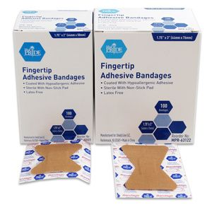MedPride Sterile Fabric Fingertip Adhesive Bandages