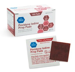 MedPride Povidone Iodine Prep Pads