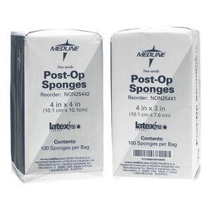 Medline Post-Op Non Sterile Gauze Sponges