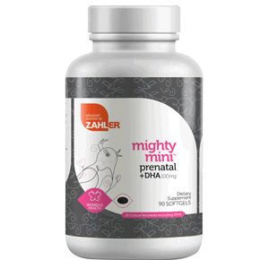 Zahler Mighty Mini Prenatal Plus DHA Softgels