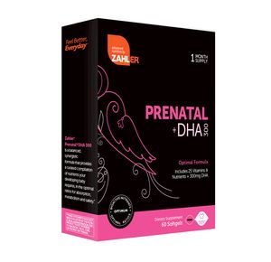 Zahler Prenatal Plus DHA Softgels