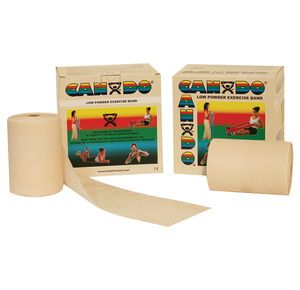 CanDo Low Powder 100 yard Exercise Band Rolls