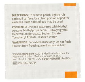 Medline Nail Polish Remover Pads