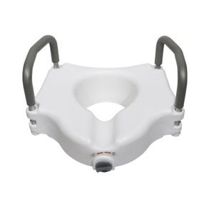 McKesson Raised Toilet Seat with Removable Padded Arms