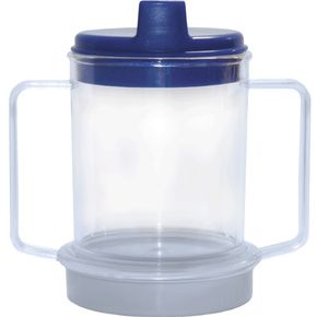 Medline Clear Insulated Carafe with Lid/Straw 20oz 1Ct