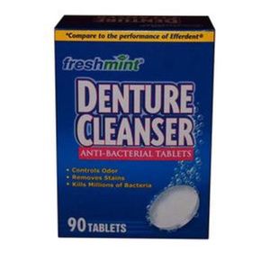 New World Imports Freshmint Denture Cleanser Tablets