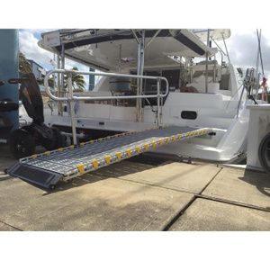 Roll-A-Ramp Removable Aluminum Single Loop End Handrails