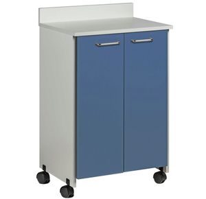 Clinton Mobile Treatment Cabinet with Two Doors