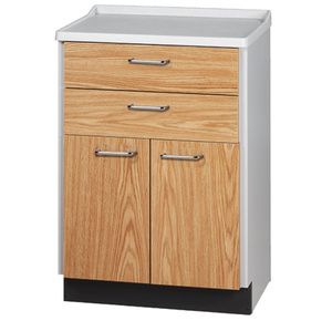 Clinton Molded Top Treatment Cabinet with Two Doors and Two Drawers