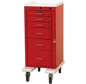 Harloff Six Drawer Mini Line Emergency Cart