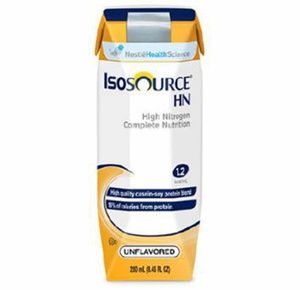 Nestle Isosource High-Nitrogen Complete Liquid Nutritional Supplement With SpikeRight Plus Port