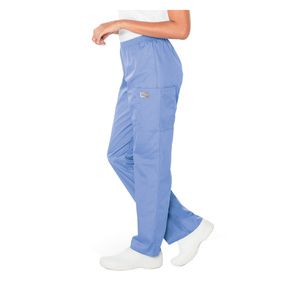 Medline Melrose Ave Womens Stretch Fabric Boot Cut Scrub Pants - Royal Blue