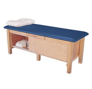 Armedica Maple Hardwood Treatment Table With Enclosed Cabinet