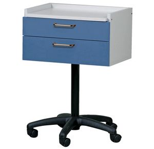 Double Door Storage Cabinet with Adjustable Shelves and Storage Drawers -  Hausmann Industries