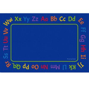 Childrens Factory Angeles MyValue Upper & Lowercase Alphabet Border Carpet