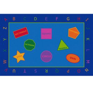 Childrens Factory Angeles Shapes & Alphabet Carpet