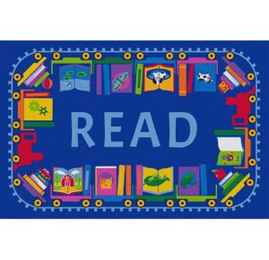 Childrens Factory Angeles Reading Train Carpet