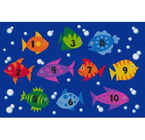Childrens Factory Angeles Fishing Carpet