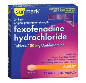 Mckesson Sunmark Fexofenadine HCl Allergy Relief