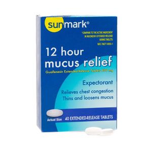 Sunmark Mucus E.R. Cold and Cough Relief Tablet