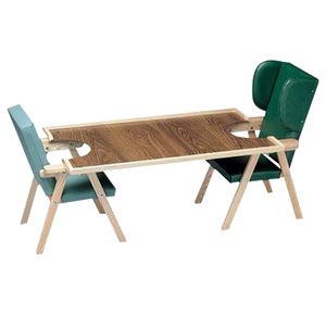 Bailey Kinder Chair Double Tray