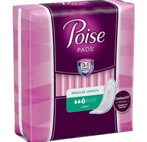 Poise Incontinence Pads - Light Absorbency