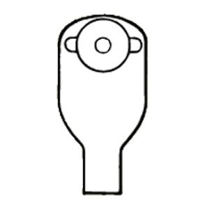 Nu-Hope Deep Convex Post-Operative Vinyl Adult Drainable Pouch