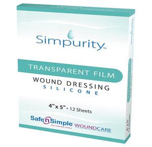 Safe N Simple Simpurity Transparent Film Silicone Dressing