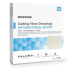 Mckesson Silver Gelling Fiber Dressing