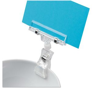 deflecto Clips Grips Tags VersaGrip Clip Sign Holder