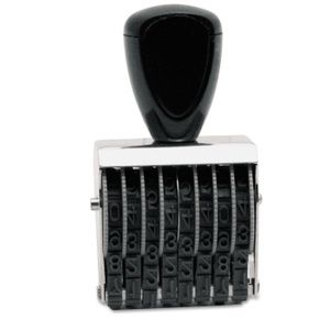 U. S. Stamp & Sign Rubber Numberer