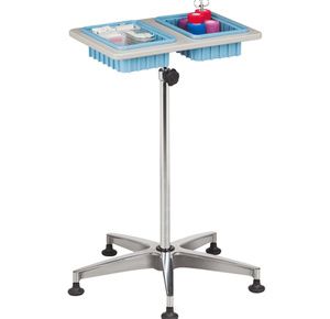 Clinton Two-Bin Mobile Phlebotomy Stand