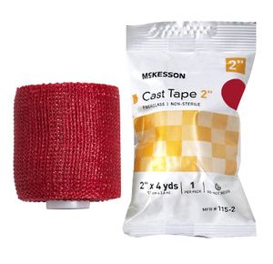 McKesson Fiberglass Cast Tape - Red