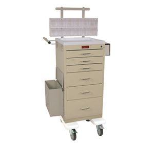 Harloff Six Drawer Mini Line Phlebotomy Cart Package