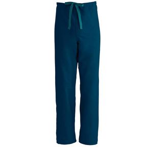 Medline ComfortEase Unisex Reversible Drawstring Pants - Caribbean Blue