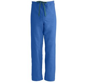 Medline ComfortEase Unisex Reversible Drawstring Pants - Royal Blue