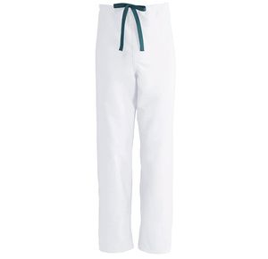 Medline ComfortEase Unisex Reversible Drawstring Pants - White