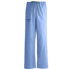 Medline Unisex Reversible Hyperbaric Drawstring Pants - Ceil Blue
