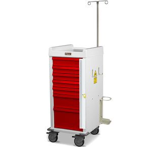 Harloff MR-Conditional Narrow Seven Drawer Emergency Cart