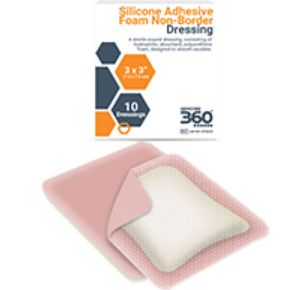 GemCore Silicone Non Border Foam Dressing