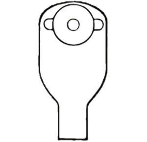 Nu-Hope Convex Post-Operative Vinyl Adult Drainable Pouch